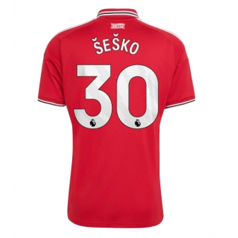 Billige Fotballdrakt Manchester United Benjamin Sesko #30 Replika Hjemmedrakt 2026-27 Kortermet